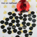 Iron on Nailhead 6mm silver round